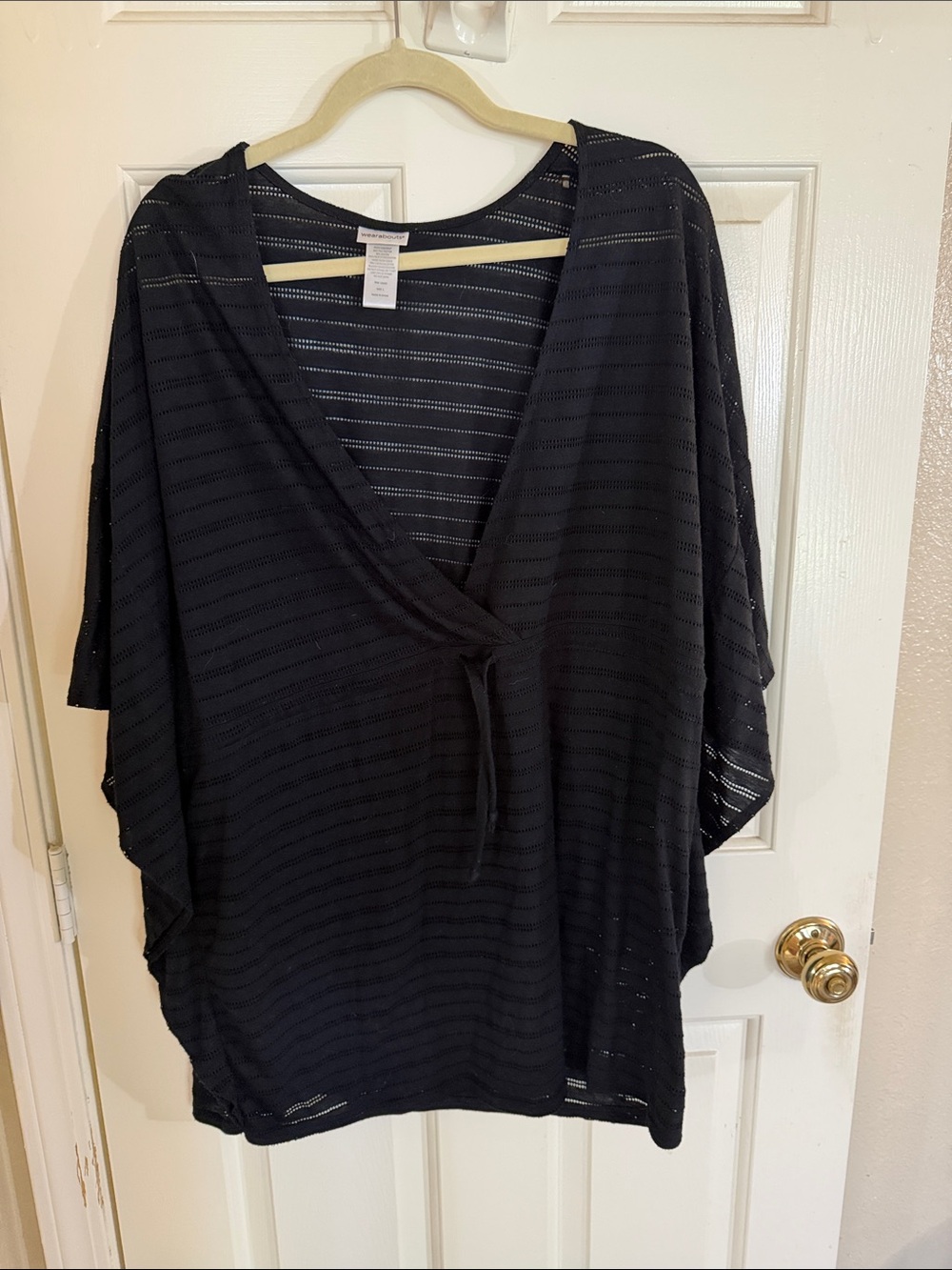 Kimono Drawstring Swimsuit Coverup